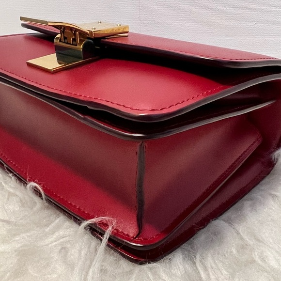 Celine Small Red Classic Box Bag - Picture 5 of 13